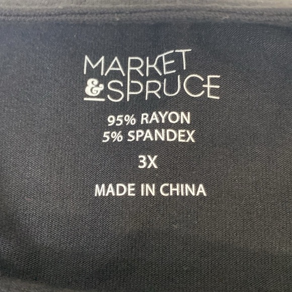 Market & Spruce Lany Knit Shirt Dress Comfy 3X - Picture 10 of 12